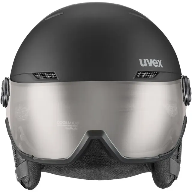 Kask narciarski UVEX Wanted Visor pro V black matt