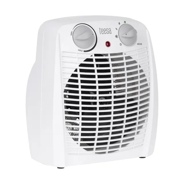 TEESA TERMOWENTYLATOR 0 8KW/1 2KW/2KW BIAŁY TSA8059