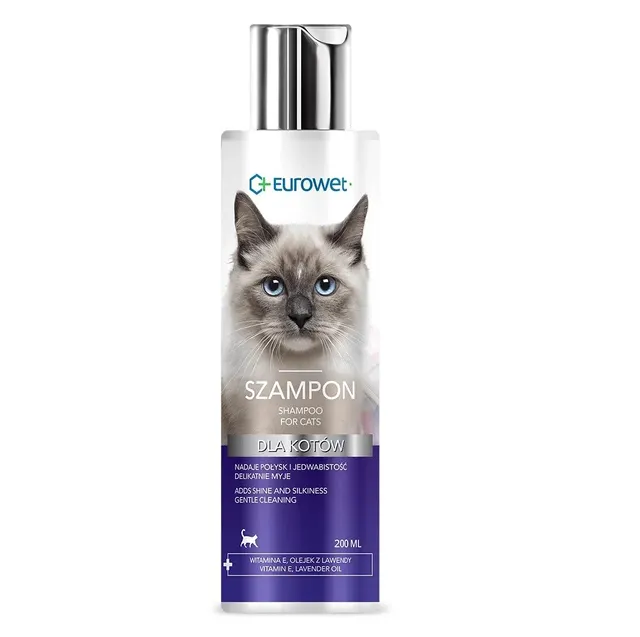 Eurowet Szampon dla kotów 200ml
