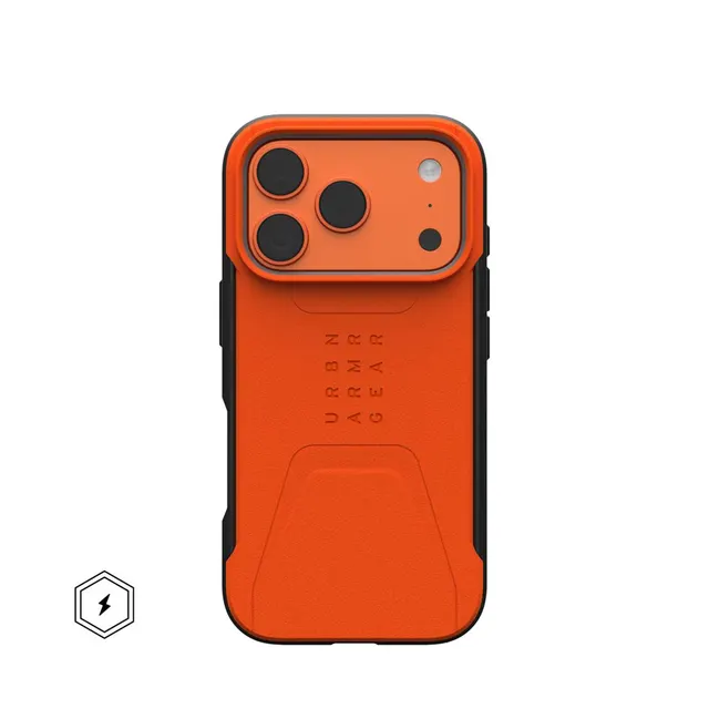 UAG Civilian MagSafe - etui do iPhone 17 Pro kompatybilne z MagSafe (orange)
