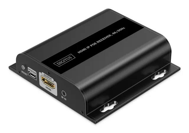 Dodatkowy odbiornik do DS-55353 przedłużacz (extender) po skrętce kat.6 HDMI 4K/60Hz przez IP 1G lub do 120m/200m z PoE