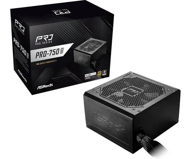 Zasilacz ASRock PRO-750G 750W 80 PLUS Gold