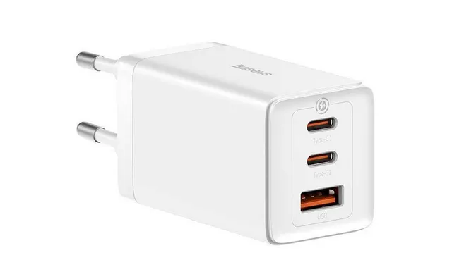 Baseus GaN5 Pro Uniwersalne Biały Prąd przemienny USB Szybkie ładowanie Wewnętrzna