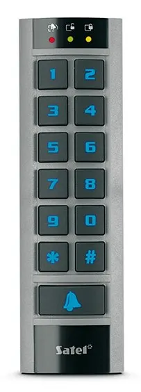 Podstawowy czytnik kontroli dostępu Satel PK-01 Czarny Szary
