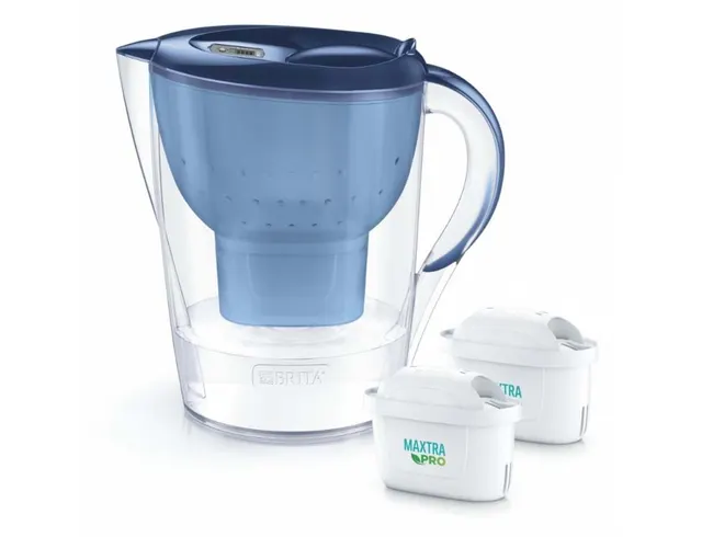 Dzbanek filtrujący Brita Marella XL+2 wkłady MaxtraPro PP (3 5l; niebieski)