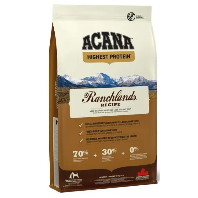 ACANA Regionals Ranchlands Dog - sucha karma dla psa - 11 4 kg