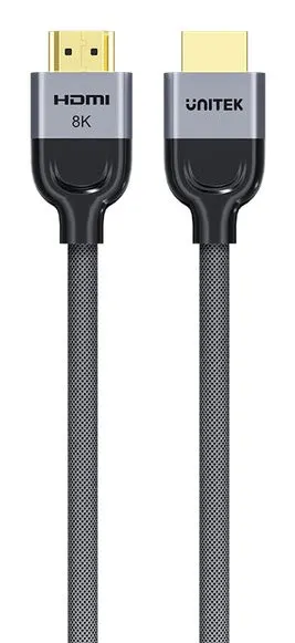 UNITEK KABEL HDMI 2.1 8K LUX OPLOT 2M