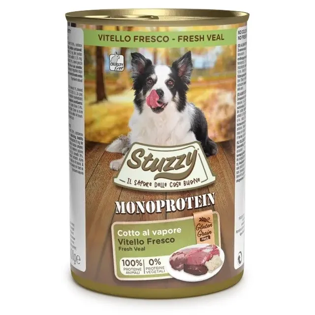 STUZZY dla psów Monoprotein Cielęce 400g