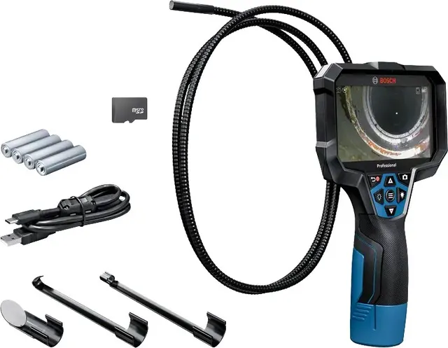 Bosch GIC 12V-5-27 C PROFESSIONAL kamera przemysłowa 8 3 mm Elastyczna sonda IP67 IP54