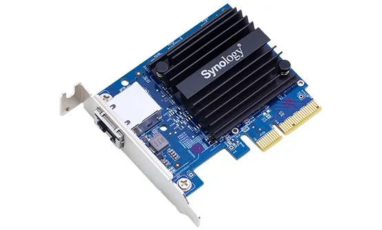 Synology E10G18-T1 1x10GbE RJ45 PCIe 3.0 x4 Low Profile and Full Height