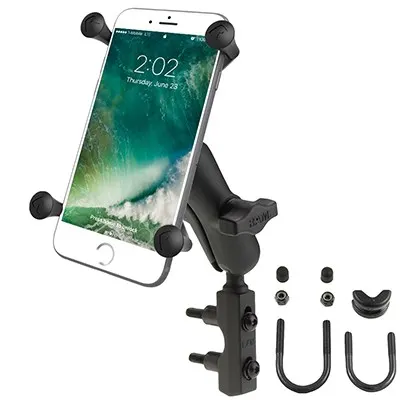 RAM® X-Grip® Duży uchwyt na telefon z podstawką na zbiornik hamulca/sprzęgła - średni