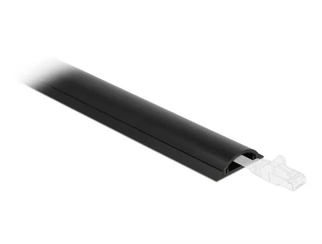 DeLOCK Korytko kablowe 70 x 20 mm - długość 1 m czarna