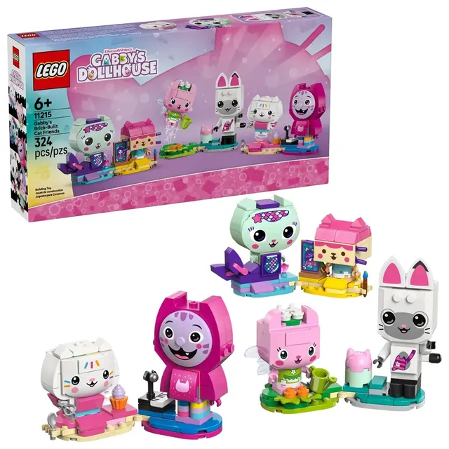 LEGO Gabby's Dollhouse 11215 - Koci przyjaciele Gabby z klocków