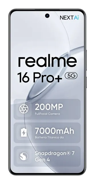 Realme 16 Pro+ 12/512GB 5G DS Master Grey