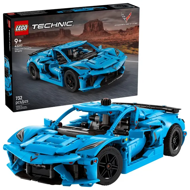LEGO Technic 42217 - Niebieski Chevrolet Corvette Stingray