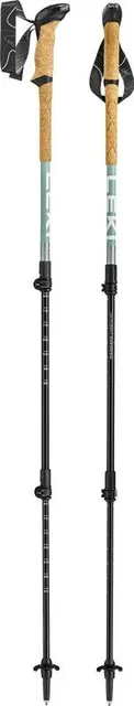 Kije trekkingowe LEKI Makalu Lite 90-125cm szaro-zielone