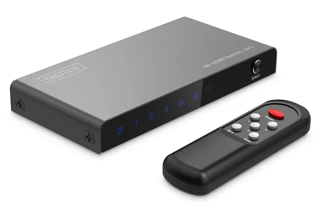 Digitus Przełącznik 4K HDMI 3 x 1