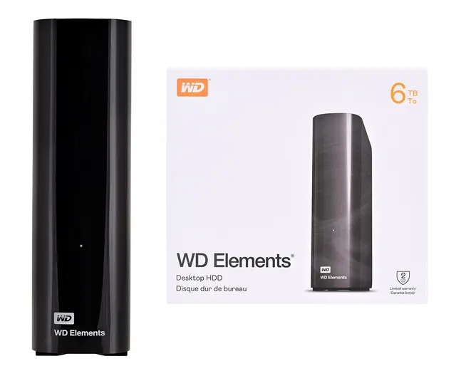 Dysk zewnętrzny HDD WD Elements Desktop 6TB 3.5 Black