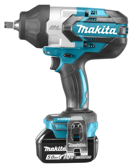 Akumulatorowy klucz udarowy LXT MAKITA DTW1002RTJ 18V 2x5 0Ah 1/2 1200Nm 0–1800obr./min