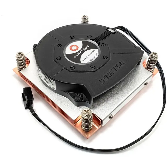 Inter-Tech Q-3 Procesor Radiator 8 cm Czarny Srebrny 1 szt.