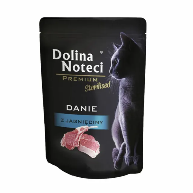 DOLINA NOTECI Premium Danie z jagnięciny koty sterilizowane 85g