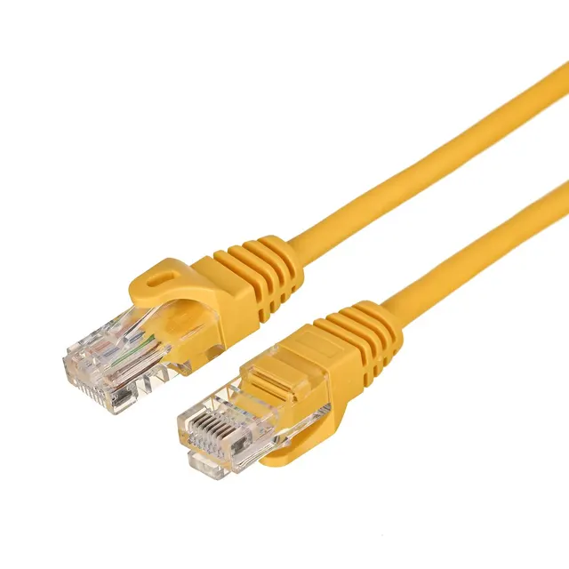 Patchcord UTP A-LAN KKU5ZOL0.5 (RJ45 - RJ45 ; 0 50m; UTP; kat. 5e; kolor żółty)