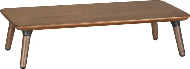Drewniana podstawka pod monitor / laptop Maclean (500x240x120mm) kolor czarny orzech max. 20kg MC-930