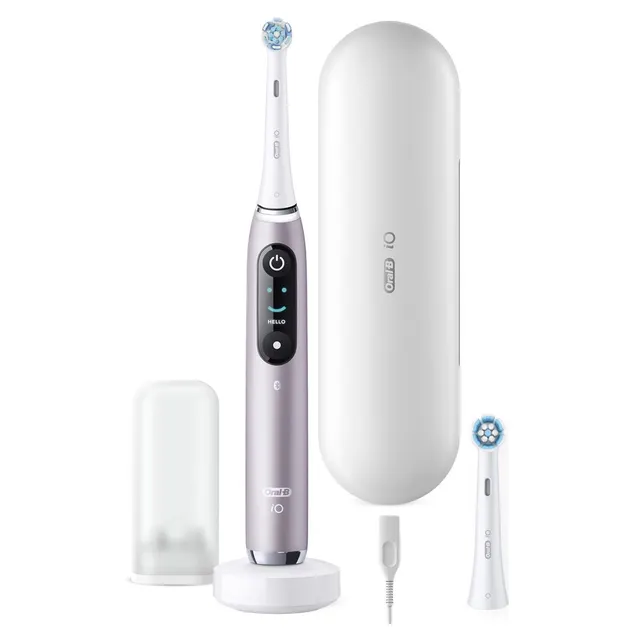 Obrotowo-pulsacyjna szczoteczka do zębów Oral-B iO Series 9n iO 9 Rose Quartz