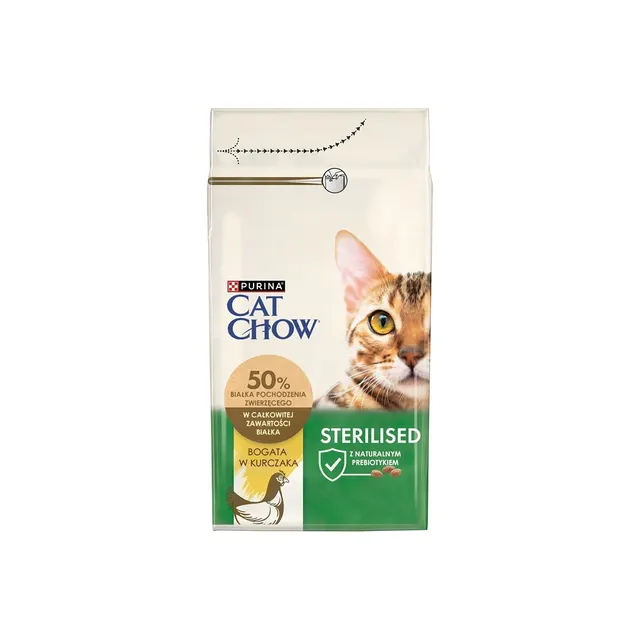 PURINA CAT CHOW Sterilized - sucha karma dla kota - 1 5 kg