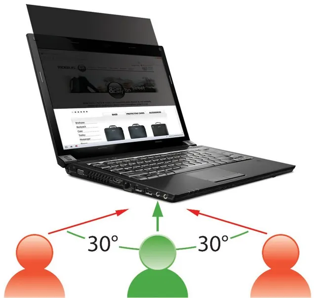 Mobilis 016233 filtr do ekranu 39 6 cm (15.6 ) Laptop Bezramkowy filtr prywatności na wyswietlacz