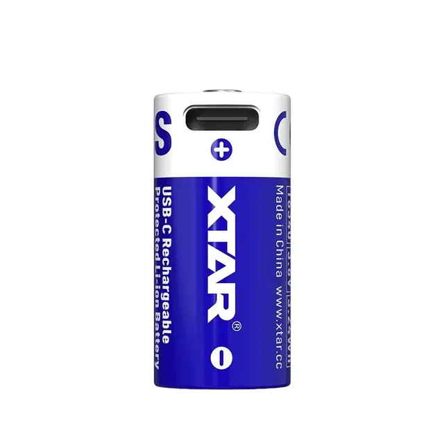 XTAR AKUMULATOR 16340/R-CR123 3 7V LI-ION 900MAH USB-C Z ZABEZPIECZENIEM 16340-900