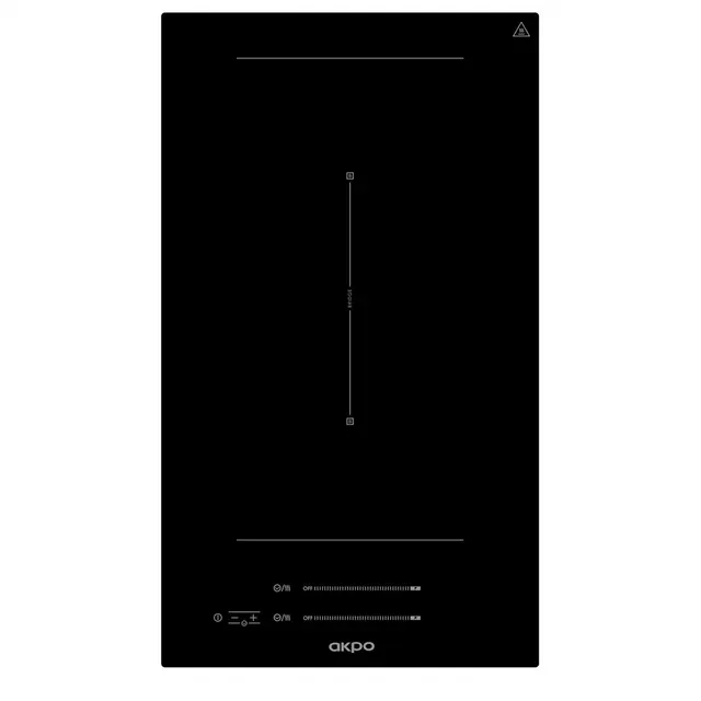 Płyta indukcyjna AKPO PIA 30 6800 30 cm, 2 pola, PowerBoost, timer, czarny