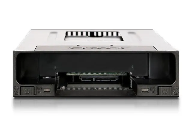 Icy Dock MB795SP-B panel drive bay 2 5/3 5 Taca napędu pamięci masowej Czarny