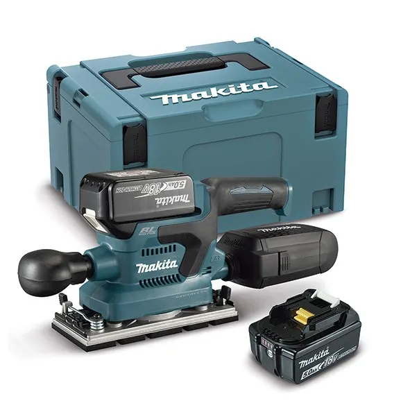 Szlifierka oscylacyjna 18V MAKITA DBO380RTJ 93x185mm 2x5Ah