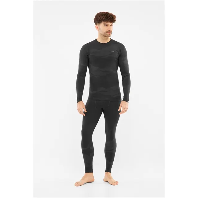 Bielizna męska VIKING Gasher Man Set Merino czarna XL