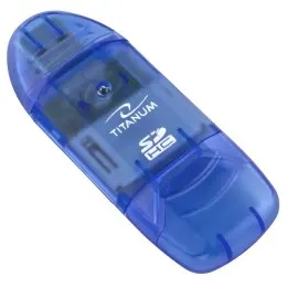 Czytnik kart TITANUM TA101B (Zewnętrzny; MicroSDHC miniSD MMC SD SDHC)