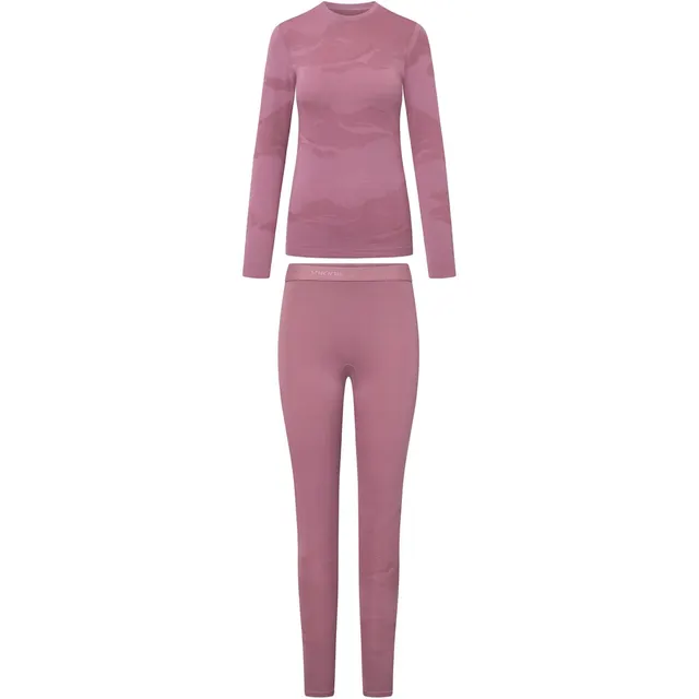 Bielizna termoaktywna damska VIKING Gasher Merino Lady Set rozmiar M różowa