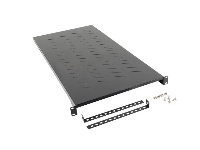 PÓŁKA DO SZAF 19 1200MM CZARNA LANBERG (1U/483X910MM UDŹWIG DO 25KG MONTAŻ 4 PUNKTOWY)