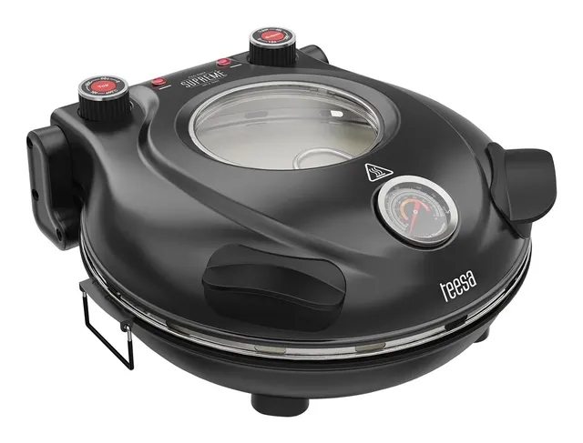 Piec do pizzy TEESA SUPREME 1200W 32cm okienko wyjmowany kamień