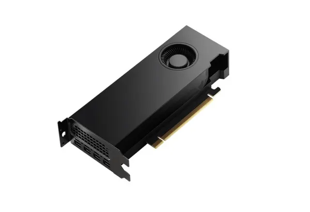Karta graficzna PNY NVIDIA RTX 4000 SFF Ada Generation 20 GB GDDR6 160-bit PCIe 4.0 x16 Dual Slot 4x Mini DP 1.4a LP - ATX bracket Retail 1x mDP to DP adapter