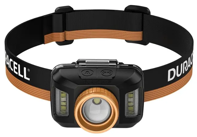 Duracell DH850R Gift Box Latarka czołowa Czarny Pomarańczowy