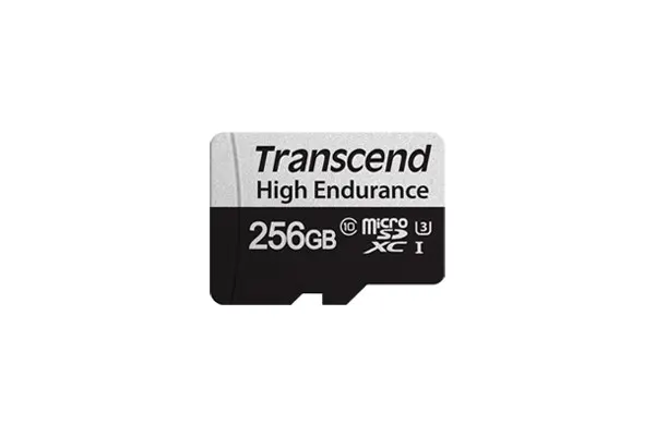 SD microSD Card 256GB Transcend SDXC USD350V w/adapter