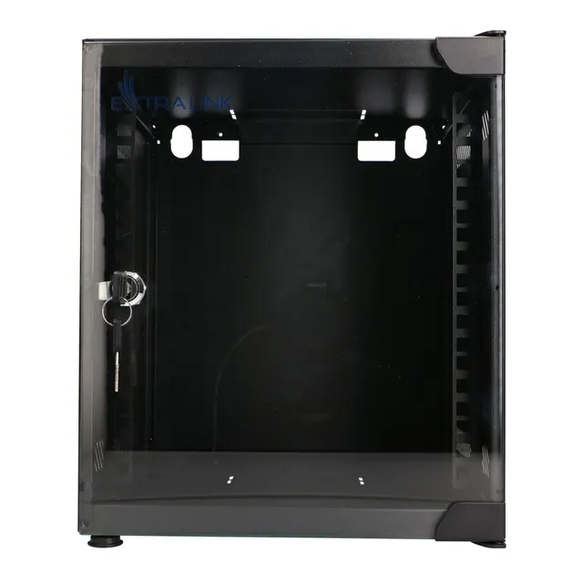 Extralink LITE 6U 10 280X310 WALL-MOUNTED RACKMOUNT CABINET BLACK Stojak wolnostojący/ścienny/podłogowy Czarny