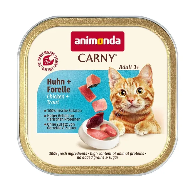 ANIMONDA CARNY karma dla kota Kurczak pstrąg 85g