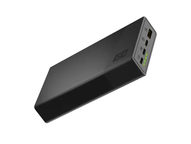 GREEN CELL POWERBANK POWERPLAY 20S CZARNY 20000MAH 22 5W 3X USB-C PD 1X USB-A