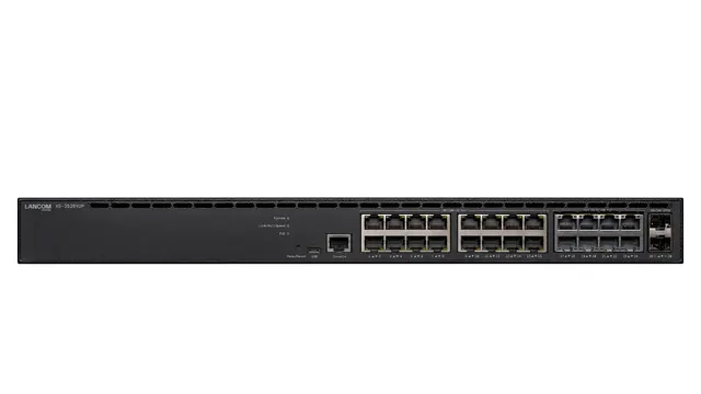 LANCOM XS-3526YUP Zarządzany L2/L3 2.5G Ethernet (100/1000/2500) Obsługa PoE 1U Czarny