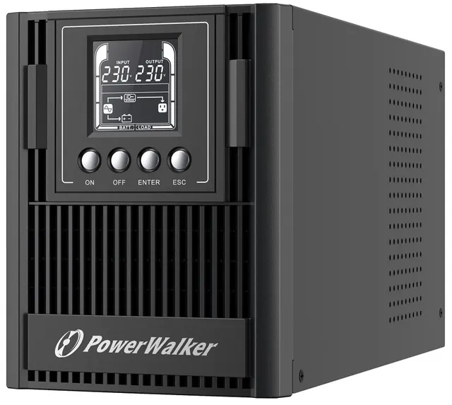 POWER WALKER UPS ON-LINE VFI 1000 AT FR 3X FR OUT USB/RS-232 LCD EPO