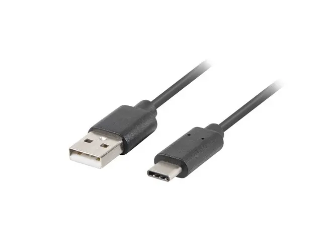 Kabel Lanberg CA-USBO-10CU-0005-BK (USB 2.0 typu A - USB typu C ; 0 50m; kolor czarny)