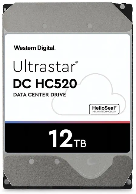 Dysk serwerowy HDD Western Digital Ultrastar DC HC520 HUH721212ALE604 (12 TB; 3.5 ; SATA)
