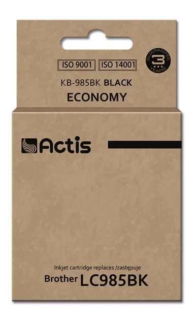 Actis KB-985Bk Tusz (zamiennik Brother LC985BK; Standard; 28 5 ml; czarny)